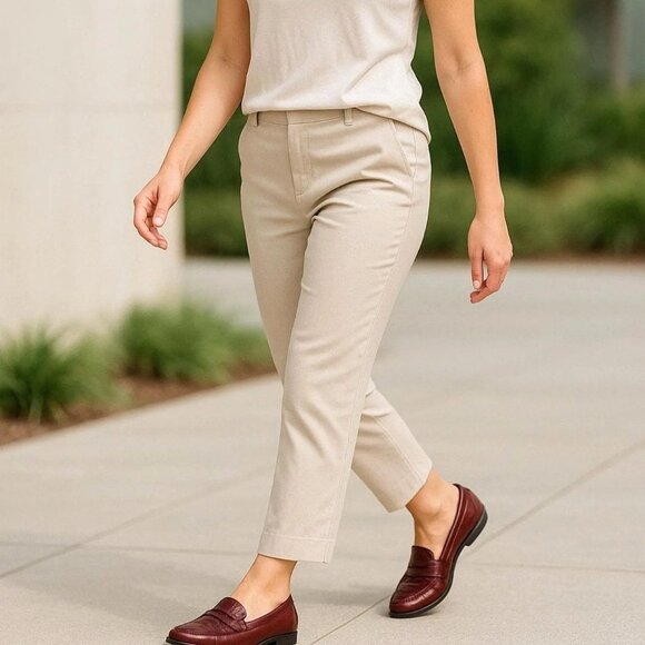 MUNRO Womens Sz 9.5M Burgundy Leather Crocodile Penny Loafer Shoes Preppy Work - Picture 4 of 12